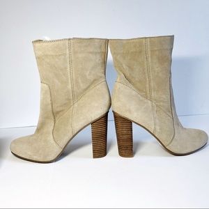 Nike West Suede Boots with Wooden Heels NWOT